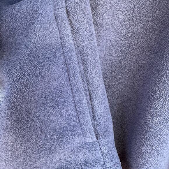 TIMBERLAND Men’s Blue Fleece Zip-Up Jacket with Brown Lining - Picture 8 of 10